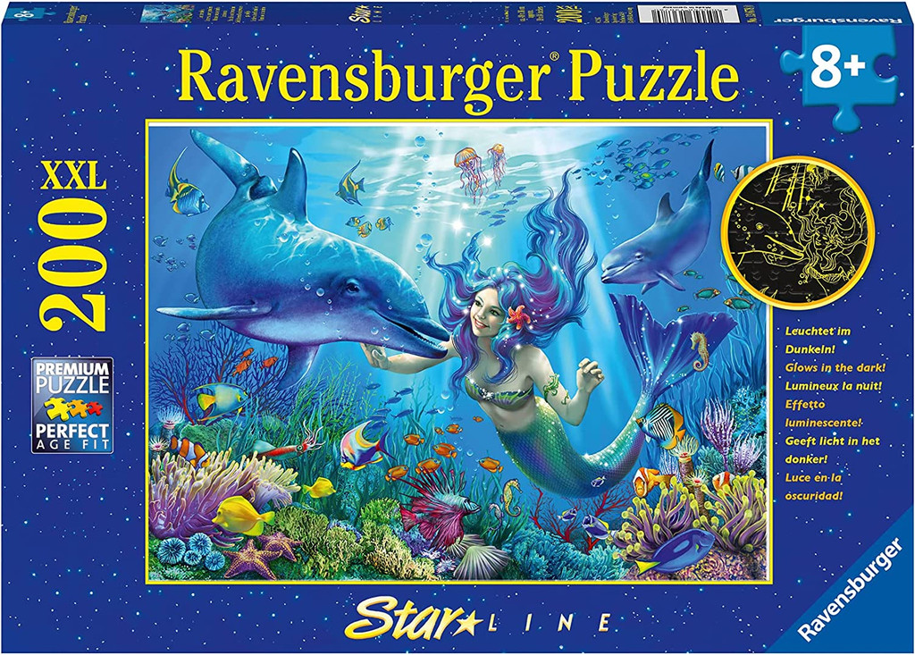 Underwater Paradise Glow In The Dark Puzzle XXL 200pc