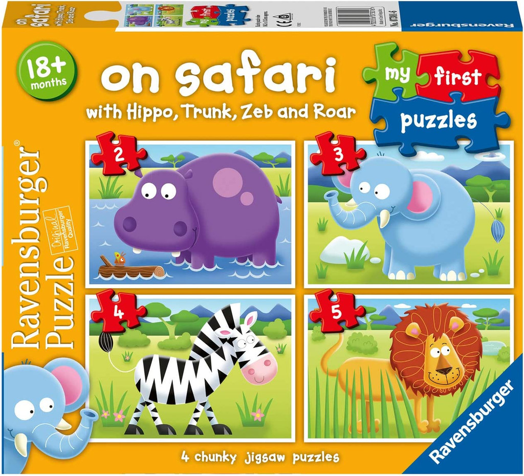 On Safari My First Puzzles (2,3,4,5pc)