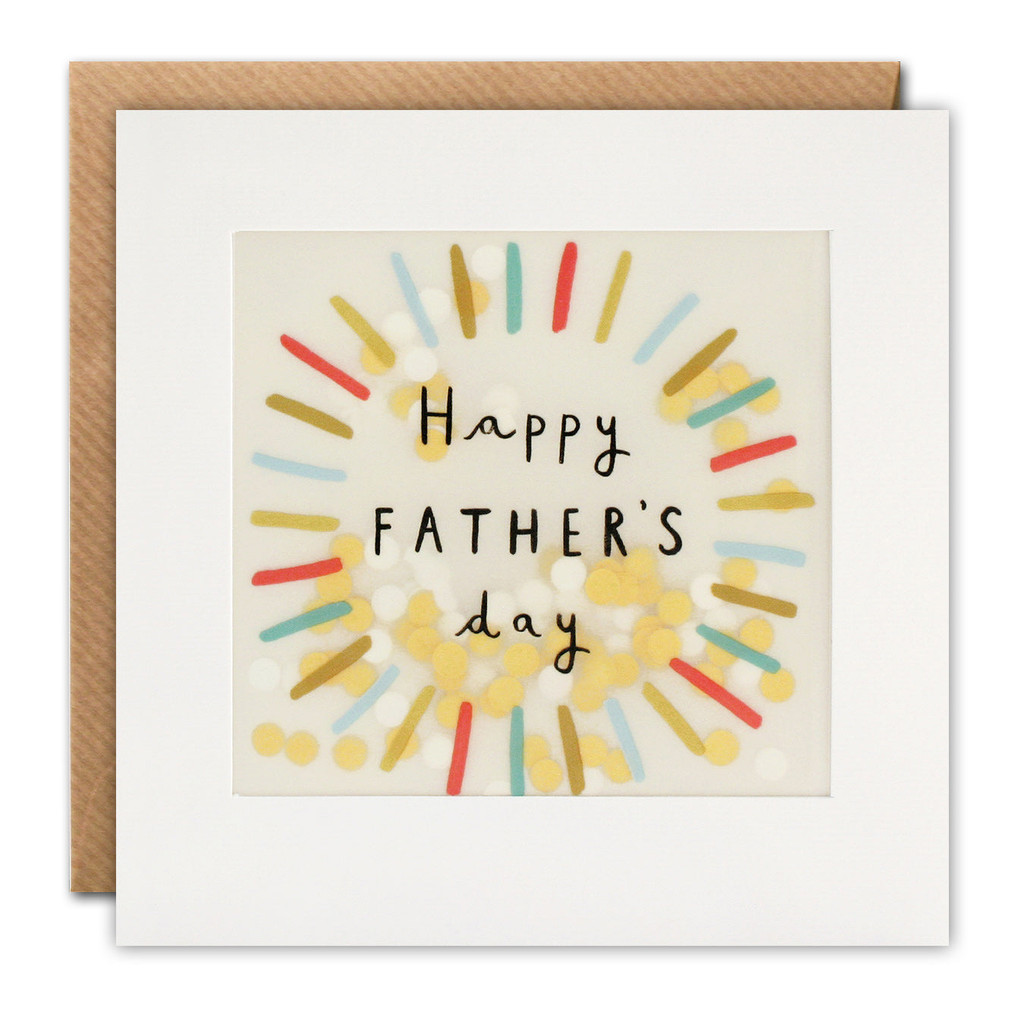 Fathers Day Colourful Circle Paper Shakies Card PP3363