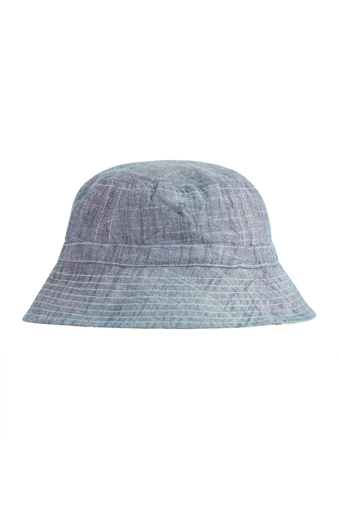 Heather Reversible Hat - Allotment / Chambray