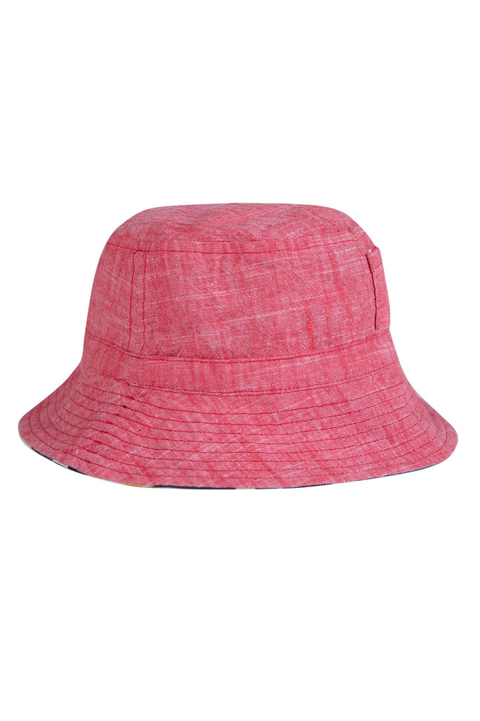 Russ Reversible Hat - Red / Surf Time