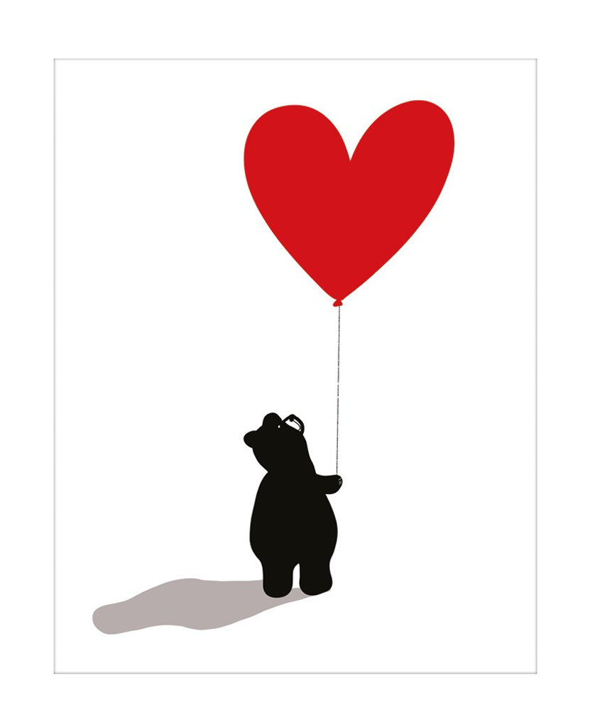 Bear & Heart Balloon BE20A