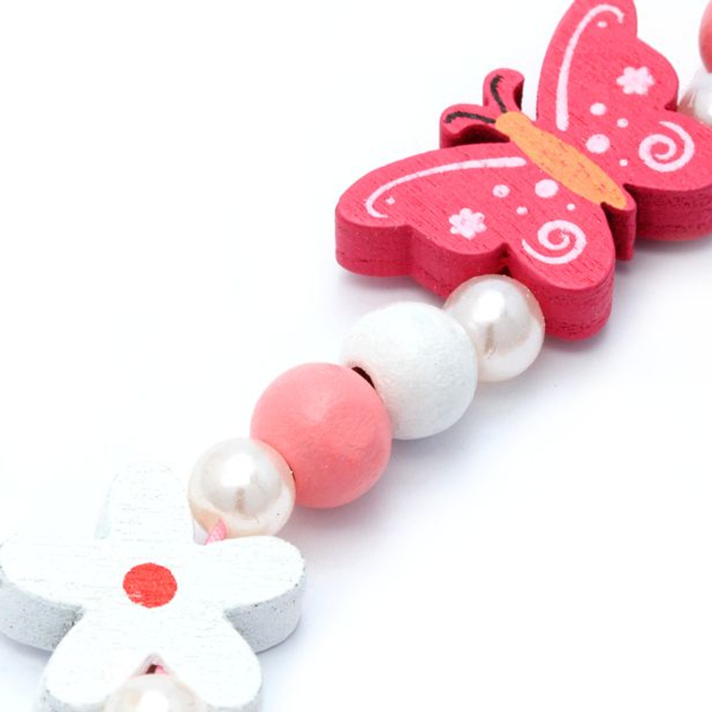 Children's Beaded Necklace And Bracelet Set