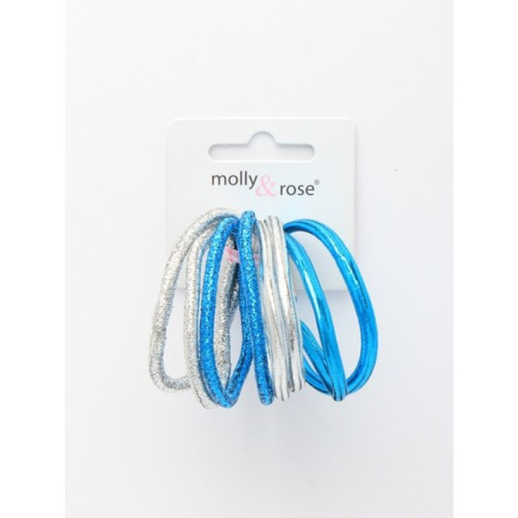 8 Metallic And Glitter Elastics