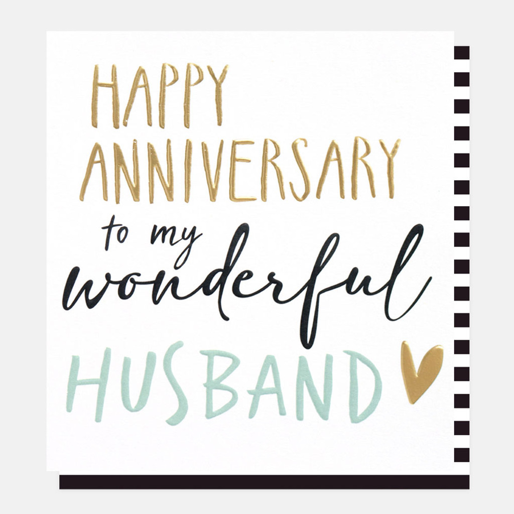 Happy Anniversary To My Wonderful Husband TWW017