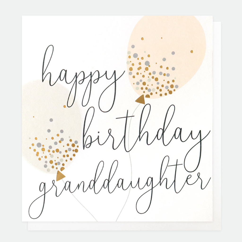 Happy Birthday Granddaughter GNG022