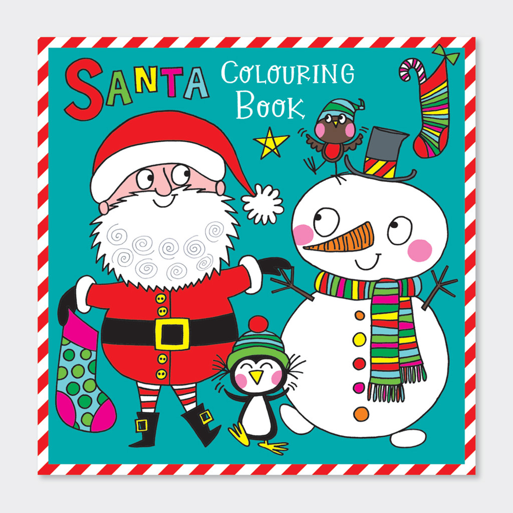 Santa & Snowman Christmas Colouring Book
