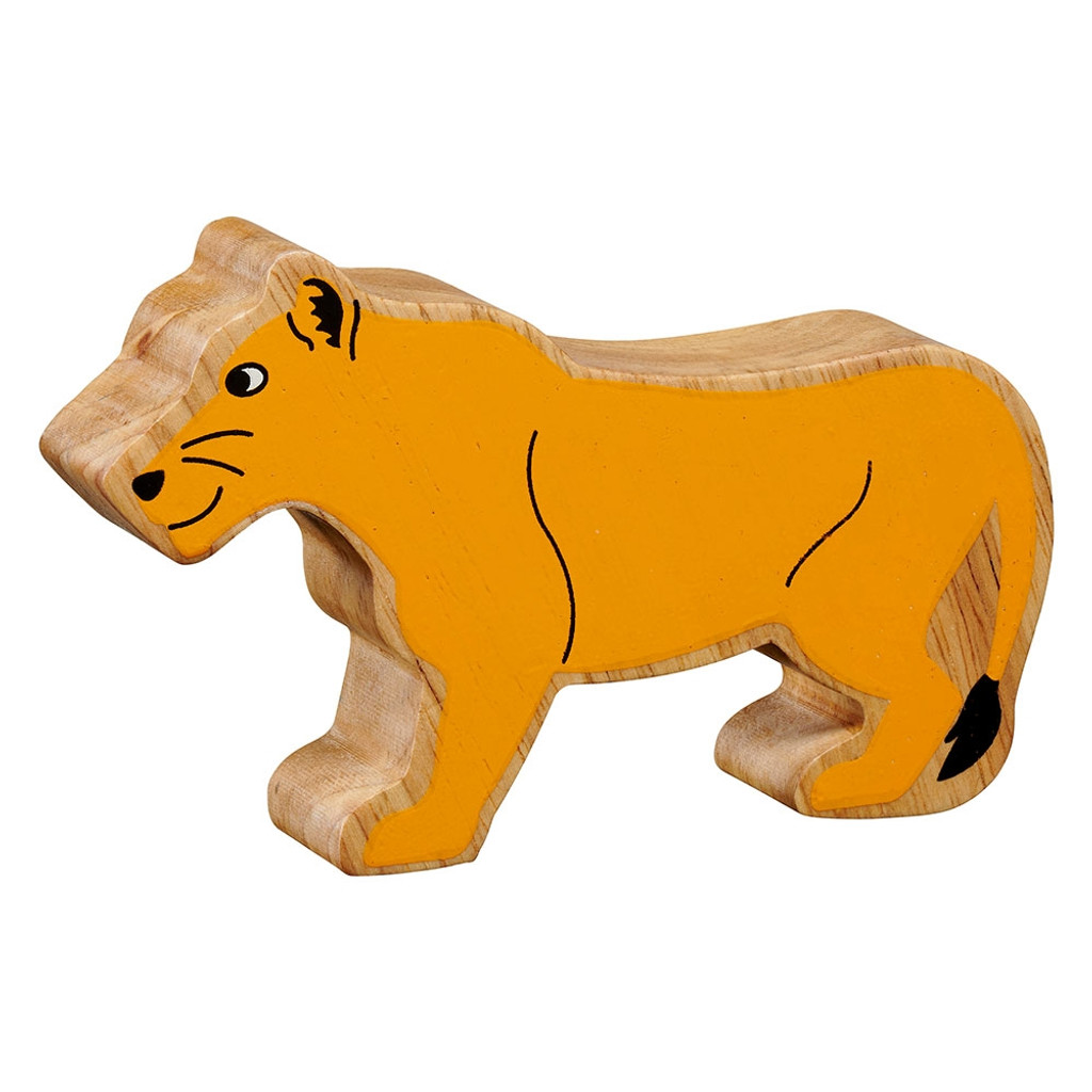 Natural Wooden Yellow Lioness