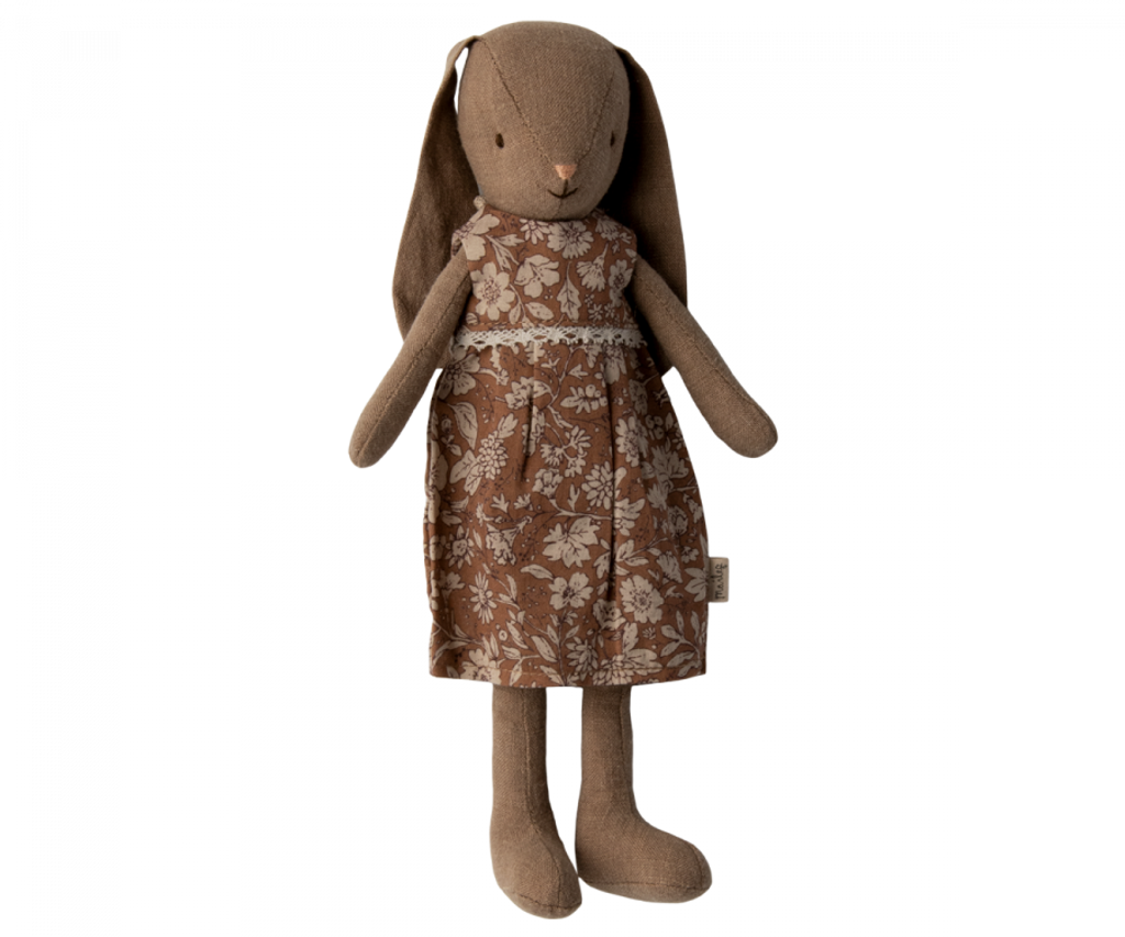 Maileg Bunny Size 2 - Brown Dress