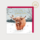 Highland Cow Woolly Wishes XMF36