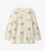 Gold & Silver Star Relaxed Sweater