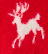 Holiday Deer Mix Media Dress