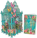 The Tropical Cage - 3D Pop Up Greetings Card 3D022