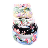 Wide Floral Print Knotted Aliceband