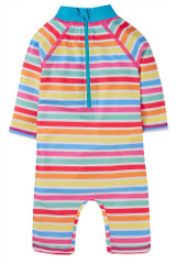 Little Sun Safe Suit - Seaside Stripe/Turtle