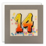 Age 14 Graffiti Paper Shakies Card PP3421