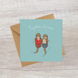 Together Forever Otters Card LD44