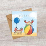 Seaside Crabs Birthday Card LD209