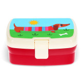 Lunch Box With Tray - Sausage Dog