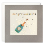 Congratulations Champagne Paper Shakies Card  PP3314