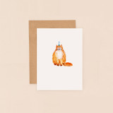 Cat and Party Hat BIJ42