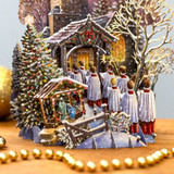 Christmas Choir 3D Christmas Card XTW034