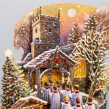 Christmas Choir 3D Christmas Card XTW034