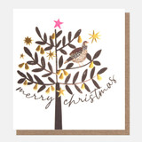 Partridge In Golden Pear Tree Christmas Card SGX003 Partridge In Golden Pear Tree Christmas Card SGX003