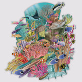 Coral Reef - Top of the World Pop Up Greetings Card TW033