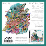 Coral Reef - Top of the World Pop Up Greetings Card TW033