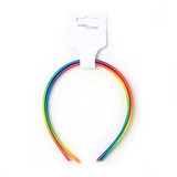 Rainbow Aliceband (8mm Wide)