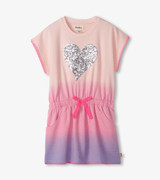 Sequin Heart Pull-On Dress