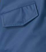 Yellow & Navy Zip-Up Rain Jacket
