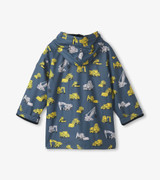 Under Construction Zip-Up Rain Jacket