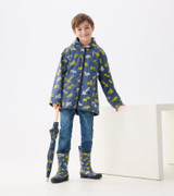 Under Construction Zip-Up Rain Jacket