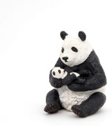 Sitting Panda And Baby - Papo
