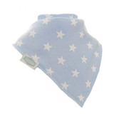 Blue With White Stars Dribble Bib