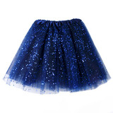 Navy Glitter Net Tutu