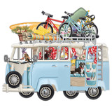 The Camper Van 3D Pop Up Greetings Card 3D026