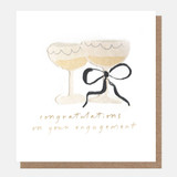 Champagne Glasses Engagement Card ENG005