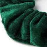 Green Velvet Scrunchie