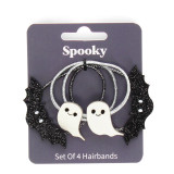 Glitter hair Bands (Set of 4) - Spooky Glitter hair Bands (Set of 4) - Spooky