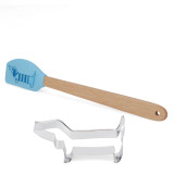 Cookie cutter & mini spatula - Sausage Dog