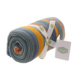 Blue, Orange, Yellow & Green Stripe Blanket Blue, Orange, Yellow & Green Stripe Blanket