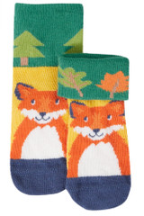 Fun Fold Over Socks 2 Pack - Woodland Pals Multipack Fun Fold Over Socks 2 Pack - Woodland Pals Multipack