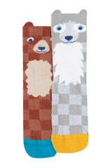 Character Socks 2 Pack - Beary Wild Multipack Character Socks 2 Pack - Beary Wild Multipack