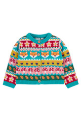 Robyn Fairisle Cardigan - Fox Fair Isle