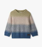 Blue Combo Crew Neck Sweater Blue Combo Crew Neck Sweater