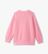 Sea Pink Butterfly Slouchy Pullover