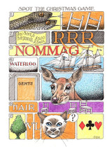 Christmas Card - Spot The Christmas Game Christmas Card - Spot The Christmas Game